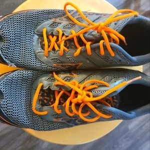 Men's Active Sneakers  Grey and orange size 13 Mizuno